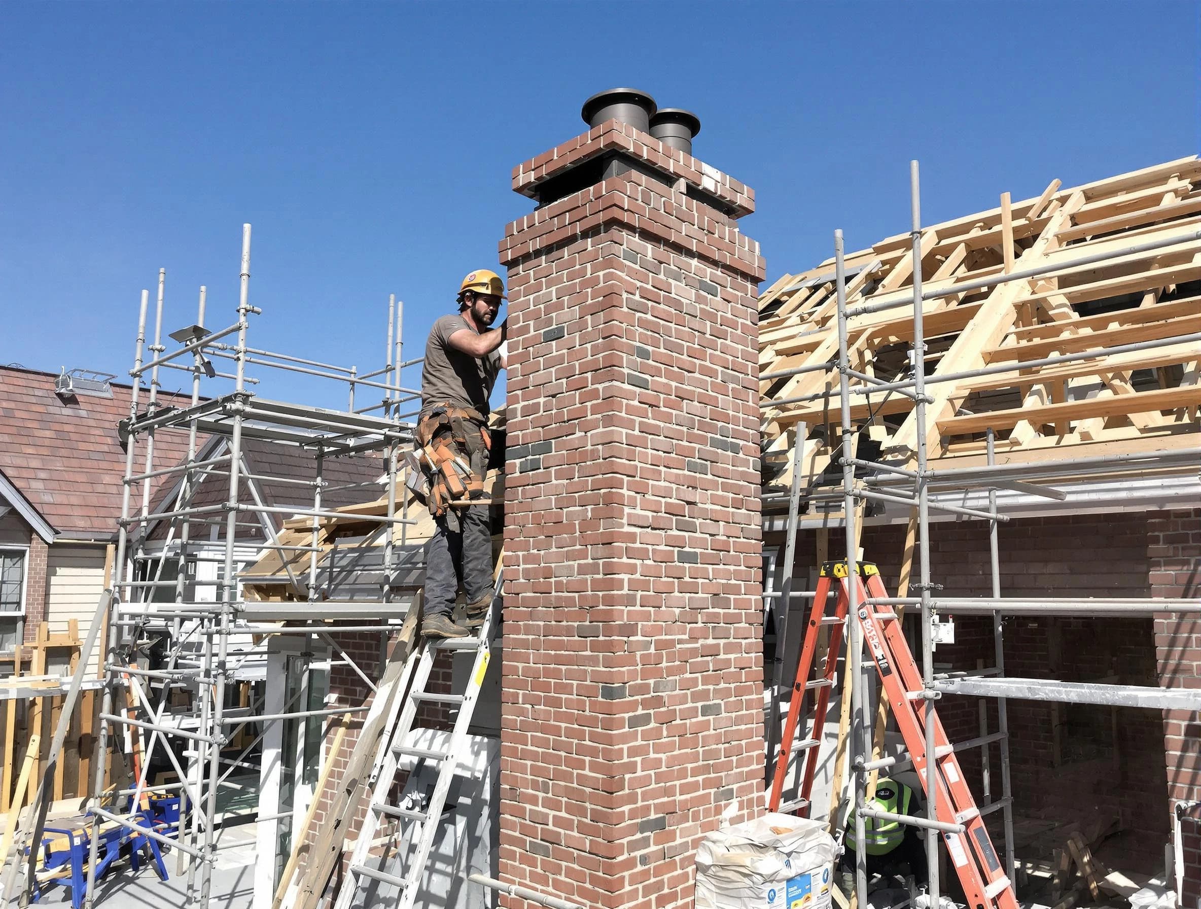 New chimney installation completed by Lovejoy Chimney Sweep in Lovejoy, GA