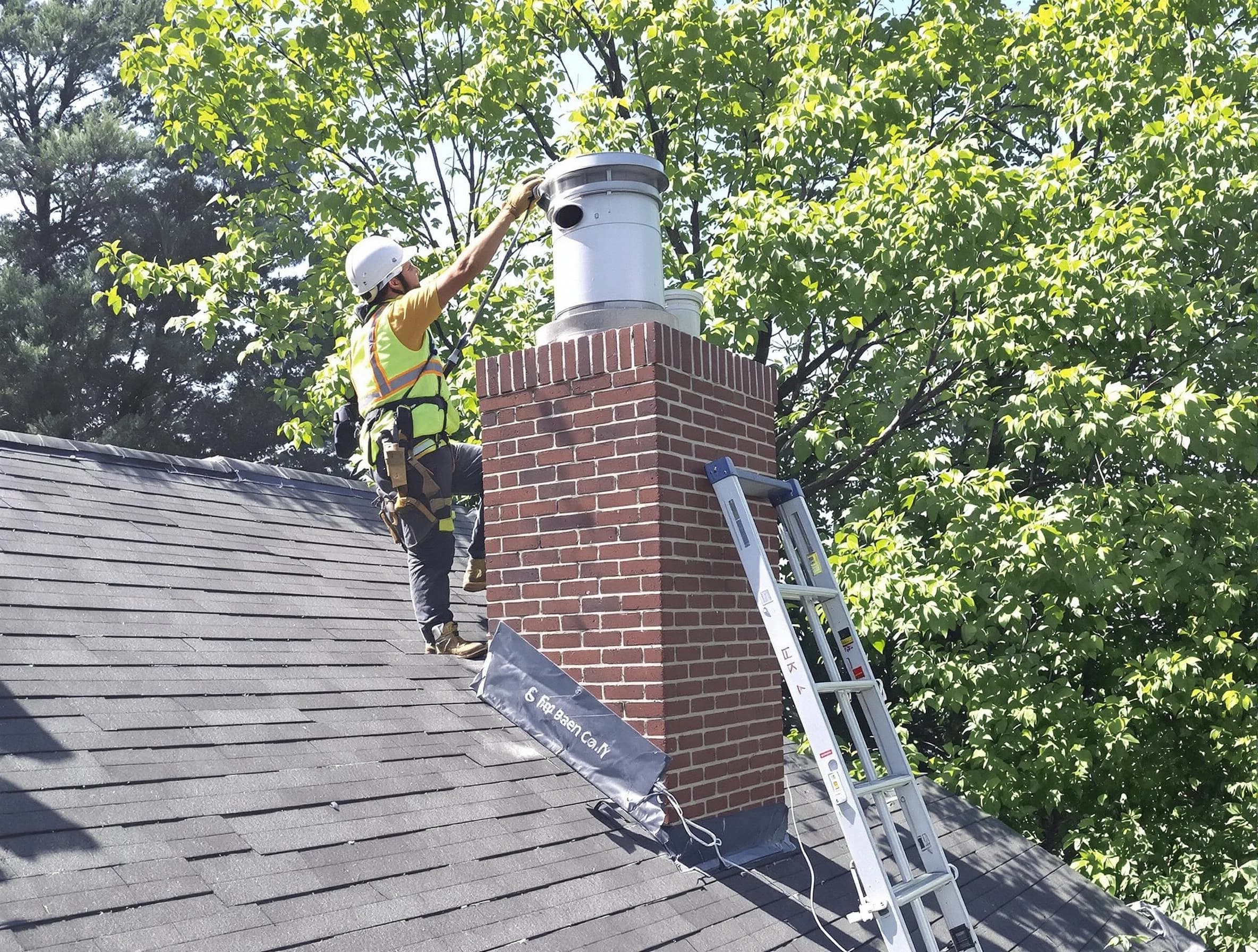 Chimney liner inspection by Lovejoy Chimney Sweep in Lovejoy, GA