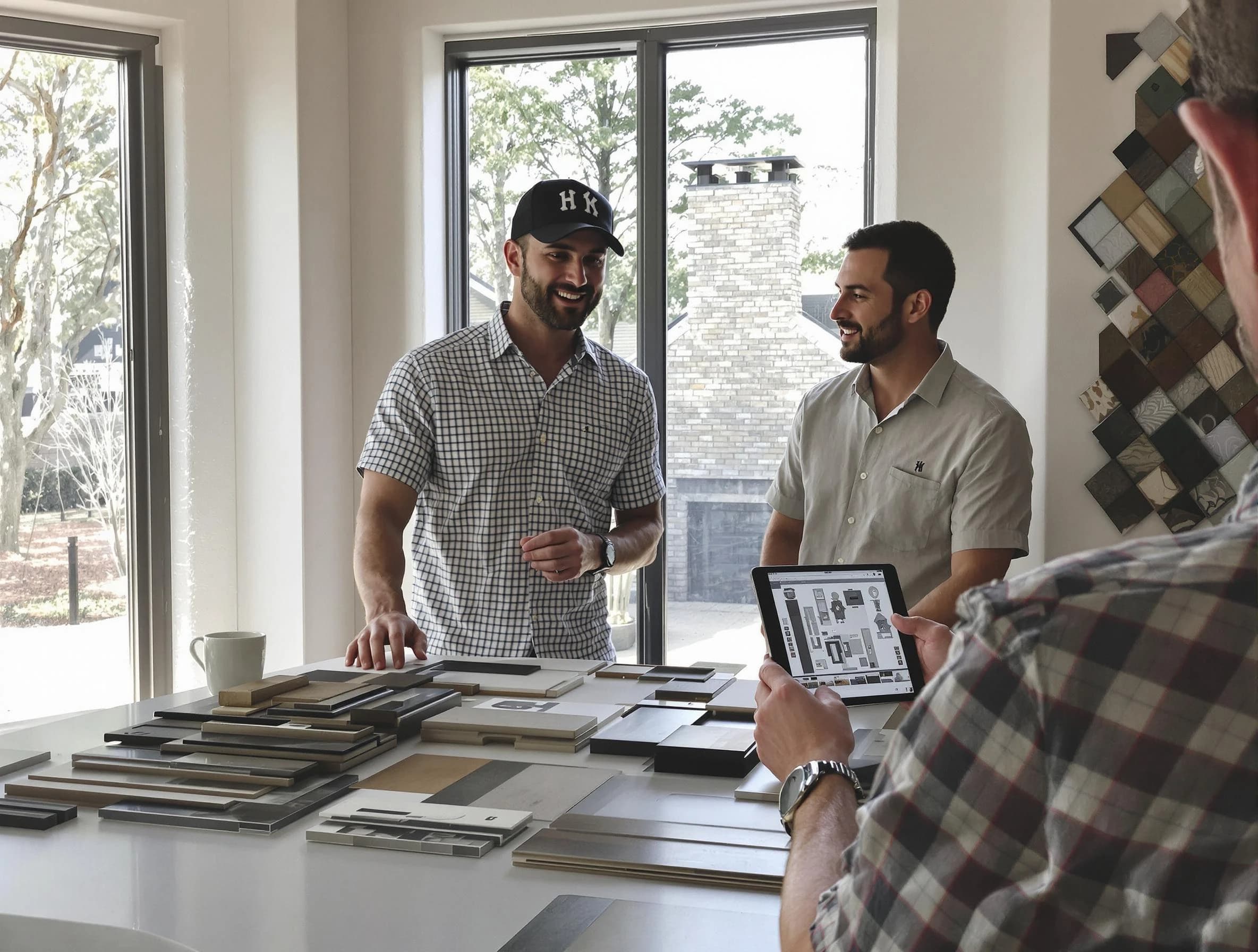 Lovejoy Chimney Sweep remodeling a chimney and fireplace in Lovejoy, GA