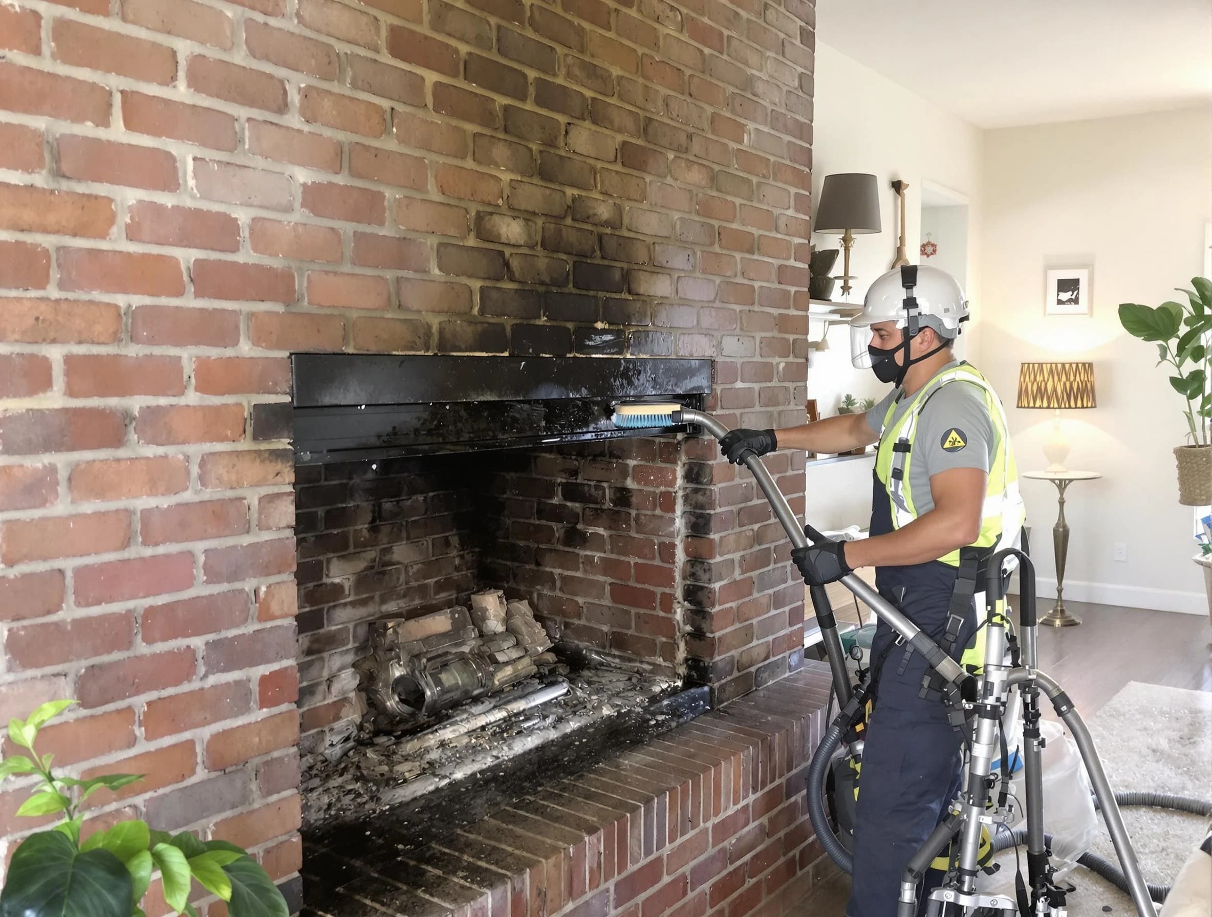 Lovejoy Chimney Sweep providing fireplace cleaning services in Lovejoy, GA