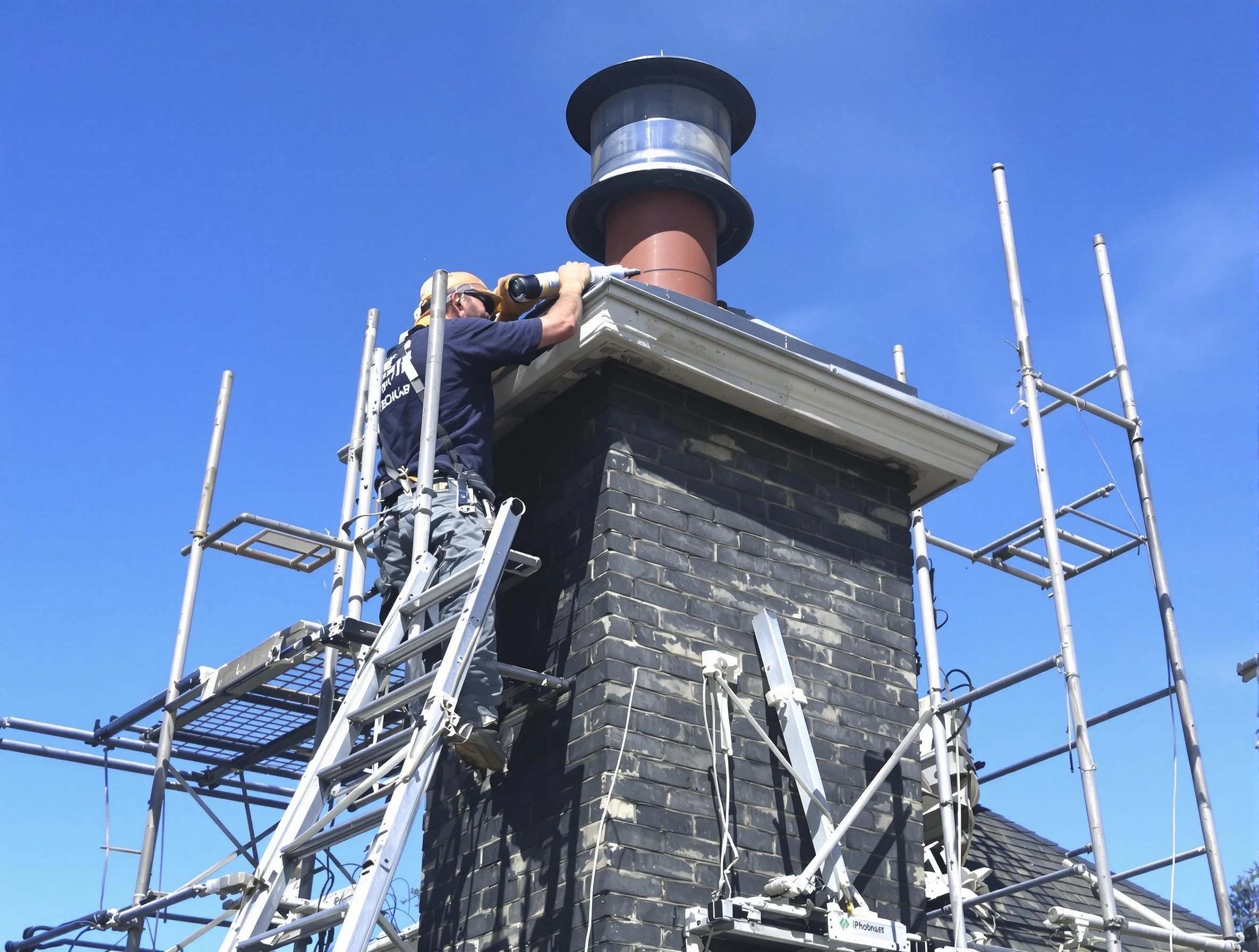 Sturdy chimney crown finished by Lovejoy Chimney Sweep in Lovejoy, GA