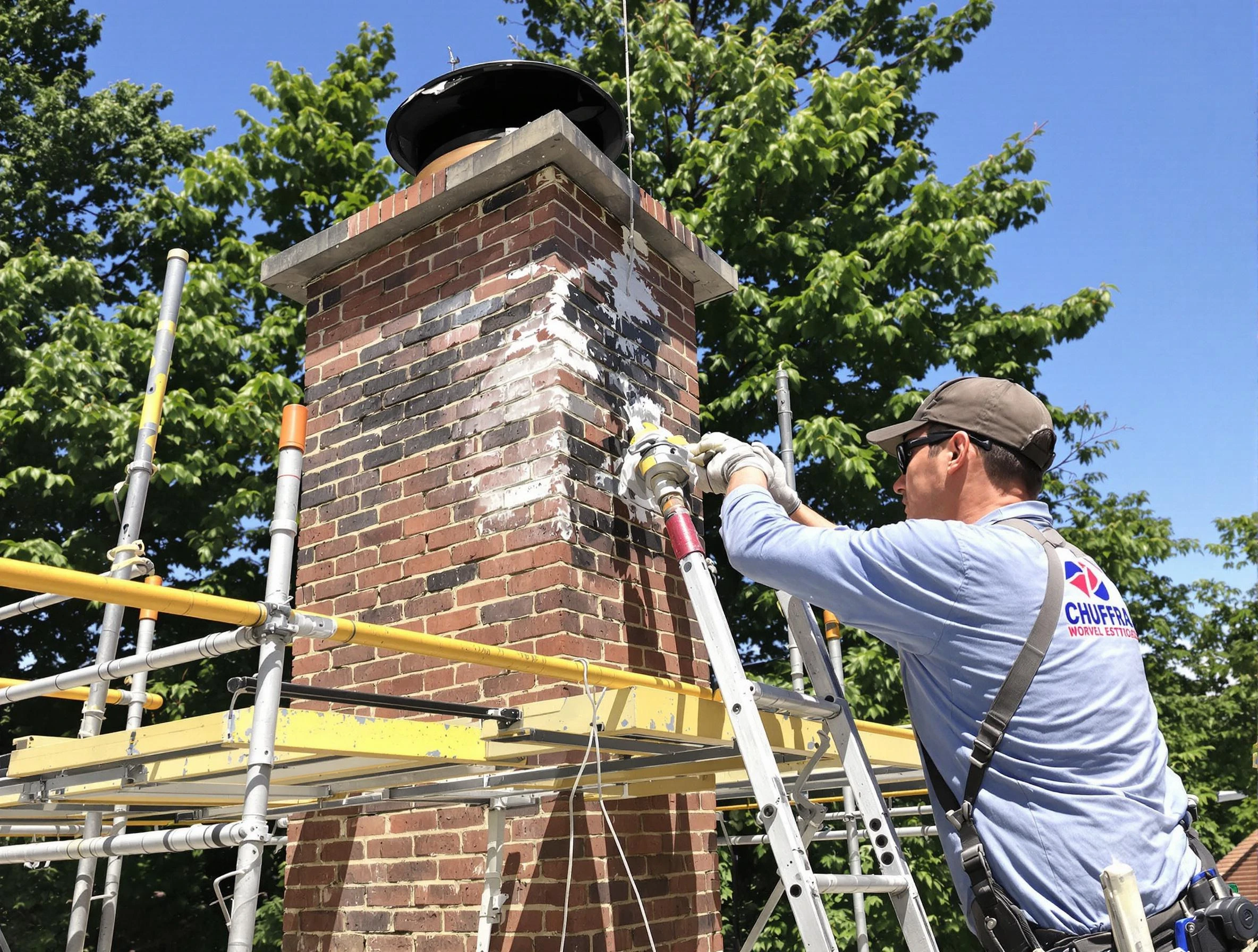 Structural chimney repair by Lovejoy Chimney Sweep in Lovejoy, GA