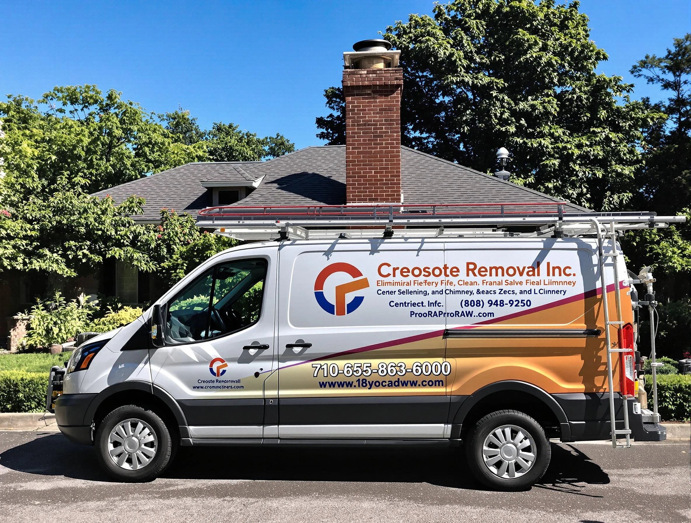 Lovejoy Chimney Sweep technician removing creosote safely in Lovejoy, GA